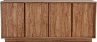 Miliboo Aparador N&oacute;rdico De 4 Puertas Con Acabado En Roble 180 Cm Como