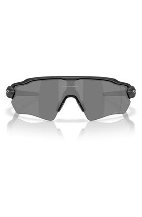 Oakley 131mm Prizm Polarized Rectangular Sunglasses in Matte Black/Prizm Black at Nordstrom