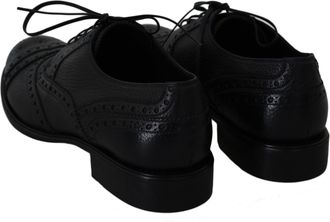 Dolce & Gabbana Leather Wingtip Oxford - Black