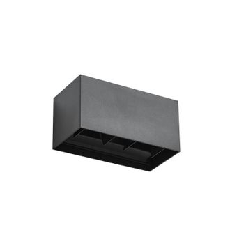 Lindby Lindby L&aacute;mpara De Pared Led Exterior nivar En Negro Aluminio