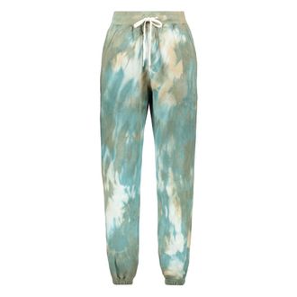John Elliott + Co Tie-Dye Katoenen Track-Pants - Heren - Sweatpants - Groen - S - Katoen - Broeken