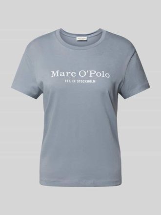 Marc O'Polo Comfort Fit T-Shirt aus reiner Baumwolle in Rauchblau, Gr&ouml;&szlig;e XXL