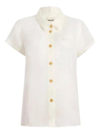 Khaite Camicia Keefe - Toni neutri