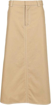 Ami Long A-Line Skirt