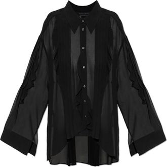 AllSaints Donna, Camicette, Nero, 2Xs, new
