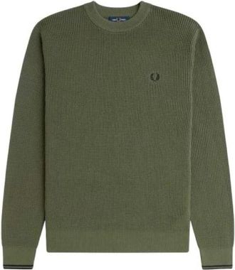 Fred Perry Uomo, Maglie, Verde, M, new