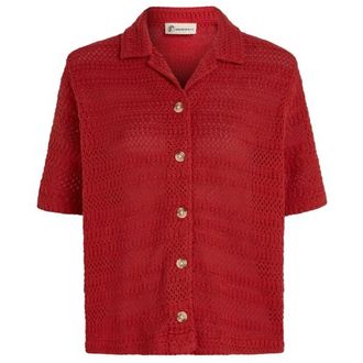 O'Neill ORiginals Crochet Shirt Bluse f&uuml;r Damen | rot
