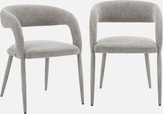 Sweeek Sill&oacute;n Contempor&aacute;neo De Tela, Set De 2
