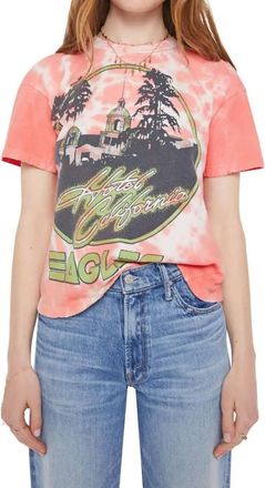 MadeWorn The Eagles Hotel California T-Shirt In Pink