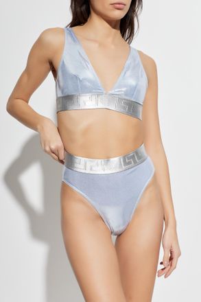 Versace Bottom Of Swimsuit, Womens, Silver