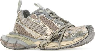 Balenciaga Womens Multicolor Mesh And Rubber 3xl Sneakers Eggshell T Polyurethane Polyester