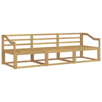 vidaXL Conjunto De Sof&aacute;s De Exterior 3 Pcs Blanco 245,5 X 83 X 73 Cm Vidaxl