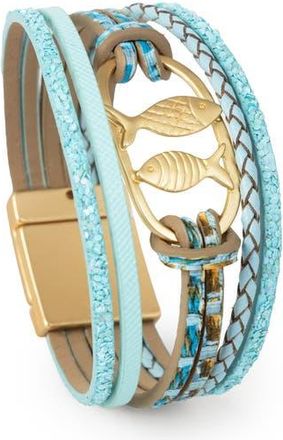Saachi Fish Multistrand Bracelet in Turquoise at Nordstrom Rack