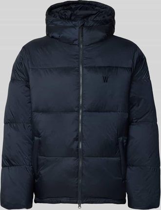 Wood Wood Steppjacke mit Kapuze Modell CLAUS PUFFER JACKET in Marine, Größe XXL