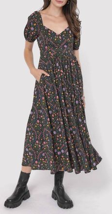Sadie & Sage Garden Party Maxi Dress In Green