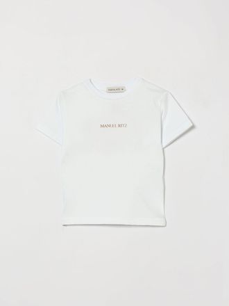 Manuel Ritz T-shirt in cotone con slogan
