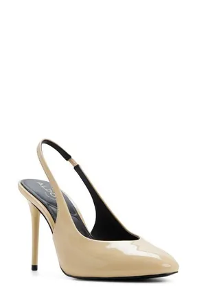 Aldo Annalore Slingback Pump in Light Yellow at Nordstrom, Size 6.5