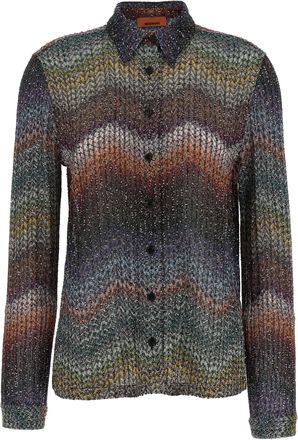 Missoni Hemd aus Viskose mit Pailletten und Lam&eacute;