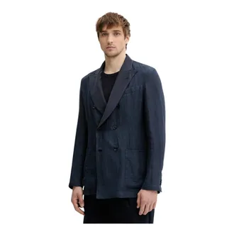 Barena Jassen, Heren, Blauw, M, Katoen, Camicia Mola