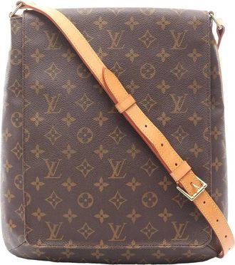 Louis Vuitton Pre-owned Cross Body Bags, female, Brown, Size: ONE SIZE Pre-owned Vintage Monogram Canvas Crossbody Bag