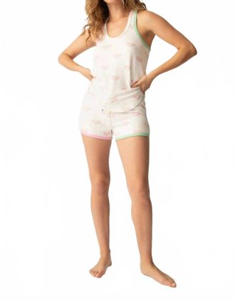 PJ Salvage Womens Peachy Par Set In Ivory