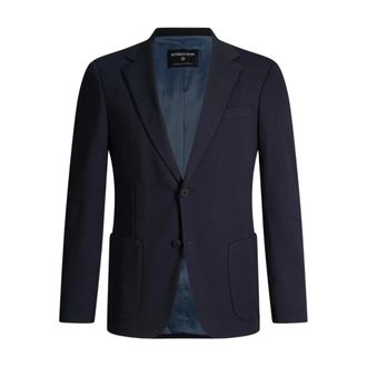 Strellson Heren, Pakken, Blauw, Maat: L Leer