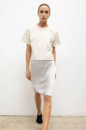 Leset Jamie Raglan Tee In Chalk (10611-A)
