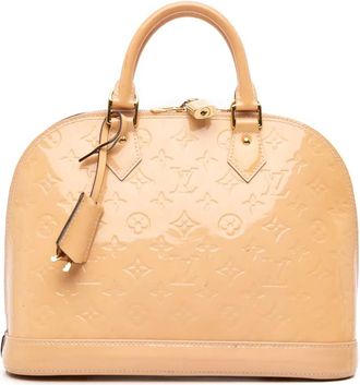 Louis Vuitton 2015 Monogram Vernis Alma PM handbag - Brown