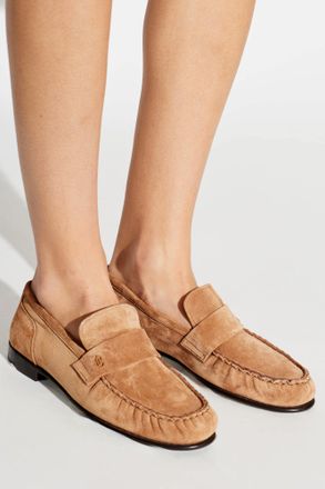 Jimmy Choo London Ellis Loafers, Womens, Brown