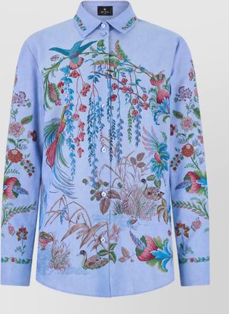 Etro printed cotton shirt