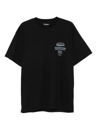 Carhartt Work in Progress T-shirt Sandwich con ricamo - Nero