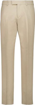Ferragamo Broeken, Heren, Beige, 2Xl, Katoen, Katoen-kasjmier chino