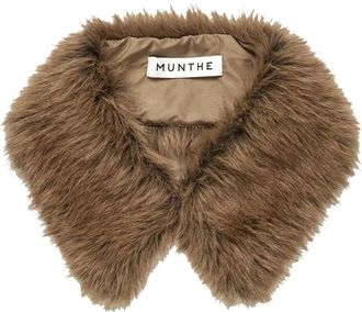 Munthe Lizi Sjaal - Dames - Wintersjaals - Bruin - ONE Size - Accessoires