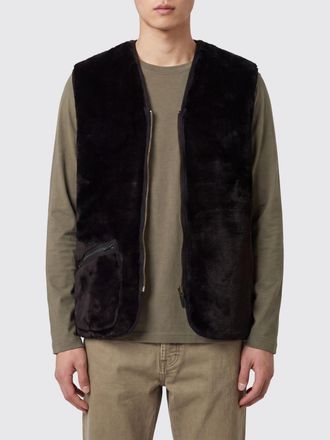 Barbour Gilet utility Warm in pile con scollo a V e tasche zippate