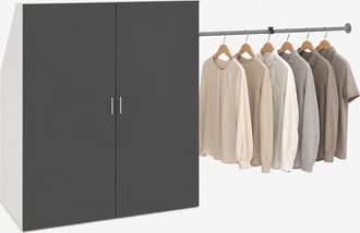 VCM Armario De Madera Con Techos Inclinados, Dacho L 90x100x52 - Vcm