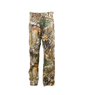 HOT SHOT Mens Camo Performance Pant - Versatile, Year-Round Camo Outdoor Hunting Pants, Realtree Edge, X-Large