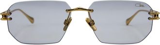 Cazal 7121/3 002 Mens Sunglasses Gold Size 57