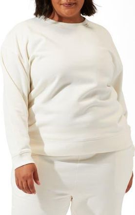 Threads 4 Thought Invincible Fleece Sweatshirt in Ecru at Nordstrom Rack, Size 3 X