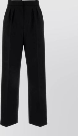 Max Mara high waist wide leg pleated trousers