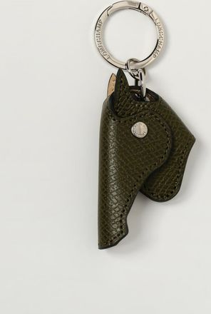 Longchamp Portachiavi Llaveros Longchamp in pelle a grana