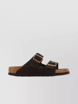 Birkenstock suede leather slides