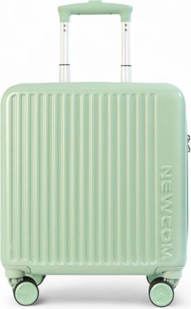 Infinity Leather Harde koffer voor handbagage 44 x 22 x 38 cm Groen TSA Veilige bagagekoffer Geschikt voor Easyjet, Ryanair