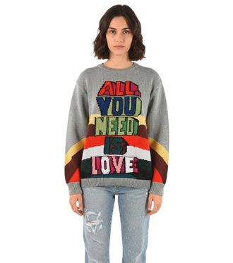 Stella McCartney Grey Crew Neck Sweater