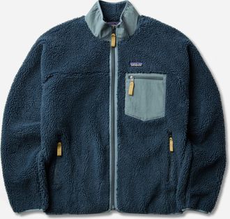 Patagonia Men s Classic Retro-X Jacket Smolder Blue / New Navy