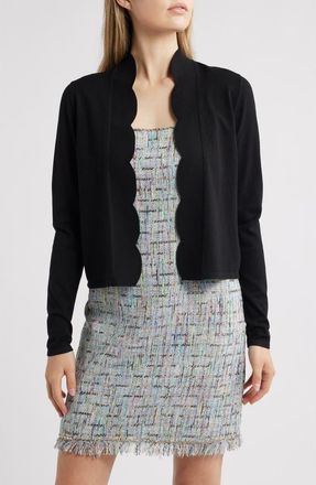 Kay Unger Logan Cardigan in Black at Nordstrom, Size Small