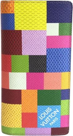 Louis Vuitton Damier Graphite Multi-Color Pvc Long Wallet (Bi-Fold) (Pre-Owned)
