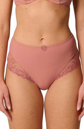 Simone P&eacute;r&egrave;le Delice Retro Briefs in Smokey Pink at Nordstrom, Size Medium