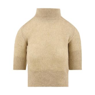 Akep Maglia Mgkd 07064 06 - Dames - Coltruien - Beige - S - Truien & Vesten