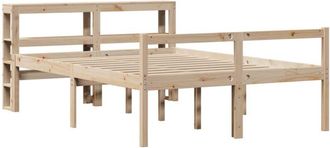 vidaXL Senior Bed with Headboard without Mattress 140x190 cm vidaXL