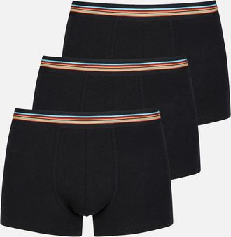 Paul Smith Mens Paul Smith 3 Pack Black Trunks 79 BLACK - Size: 33/32/32